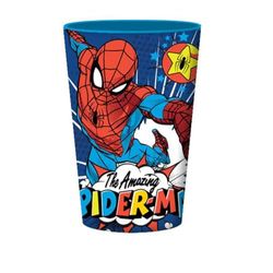 ALBRI Vaso de polipropileno de grado alimentario de 225 ml de Spiderman, ecológico, práctico, seguro e irrompible