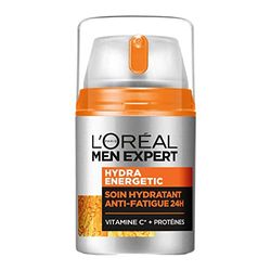 L'Oréal Men Expert - Soin Hydratant 24H Anti-Fatigue pour Homme - 5 Actions - Hydra Energetic - 50 ml