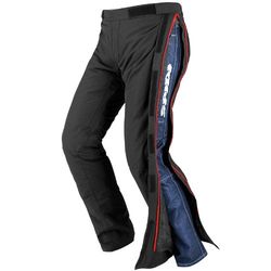 SPIDI Calças impermeáveis para motociclista Superstorm H2Out, preto/azul, XXL