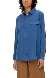 s.Oliver Damesblouse met lange mouwen, blauw 32, blauw, 32