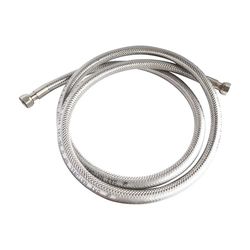 SOMATHERM FOR YOU, Manguera de acero inoxidable de 2 metros para gas natural – Accesorios de tuerca giratoria 15/21 – Vida útil ilimitada – Ideal para alimentar tus dispositivos con gas natural