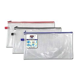 Long Pencil case, Heavy Duty Zip Wallet Storage Cases 405 x 208mm (6)