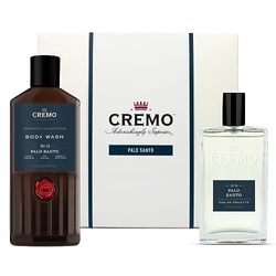 CREMO - Palo Santo Gift Set for Men - Eau de toilette 100ml and Body Wash 473ml - Woody fragrance