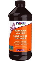 NOW Sunflower Liquid Lecithin Non-GMO 473mL