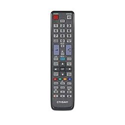 Common TV CTVSA01 universele afstandsbediening voor Samsung tv-afstandsbediening, zonder instelling, ergonomisch