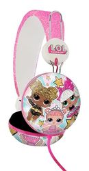 OTL Technlogies LOL Surprise Glitter Glam Tween Dome hoofdtelefoon, bekabeld, voor kinderen (officieel gelicentieerd product)