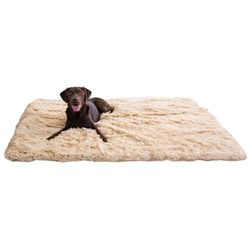 Best Friends by Sheri Coperta calmante per cani di grossa taglia, rivestimento impermeabile, color tortora, 152,4 x 203,2 cm
