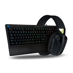 Logitech G213 Prodigy Tastiera Gaming Cablata + Logitech G435 LIGHTSPEED Cuffie Gaming Wireless Bluetooth