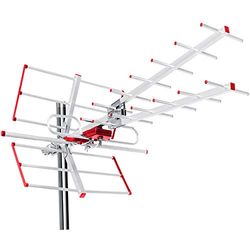 Maclean MCTV-855 Utomhus TV-Antenn DVB-T/T2 HEVC Combo UHF VHF Aktiv Max 100dBµV Lte Filter