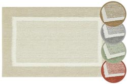 andiamo Maui - Tapis de Bain antidérapant - Doux et Moelleux - Tapis de Douche pour Salle de Bain - Antidérapant - Lavable - 40 x 60 cm + 50 x 80 cm - Beige
