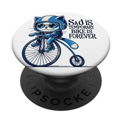 Diseño de bicicleta con texto en alemán para ciclistas PopSockets PopGrip Adhesivo
