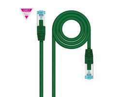 Cable de red - latiguillo 600mhz lszh sftp pimf cat7 awg26, 2 m, color verde, alta velocidad y material resistente, ideal para conexiones estables.