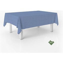 ECOMMERC3 | Stain Resistant Vichy Tablecloth for Rectangular Table Size 200 x 140 cm - Vichy Tablecloth Extra Soft and Waterproof Touch Royal