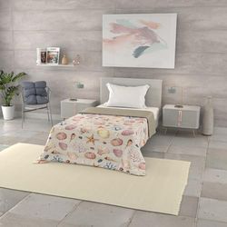 Italian Bed Linen Basic Couette d'été en Microfibre imprimée, Marea, 160x240cm