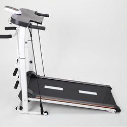 TechFit Cinta de Correr mecánica Plegable, Superficie de Carrera 100 x 35 cm, máximo 100 kg. Compacta y Ahorra Espacio, Ideal para Caminar o Correr Ligeros, fácil de Guardar Gracias a su diseño