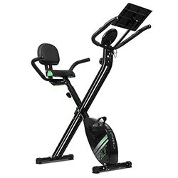 Cecotec hopfällbar motionscykel med 2,5 kg svänghjul X-Bike Pro. Silence Fit system, ryggstöd, justerbart styre och sadel, pulsmätare, LCD-skärm, hjul, maximal vikt 100 kg