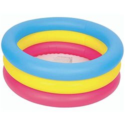 Jilong Piscine Gonflable 3 Anneaux pour Enfants de 1 à 3 Ans 76,2 x 25,4 cm