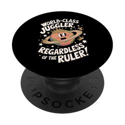 Design del pianeta giocoliere di classe mondiale PopSockets PopGrip Adesivo