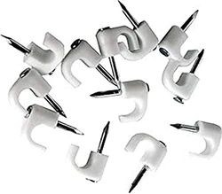 Deu 165 Plastic Staple with Nail for 3x1.55 Grey