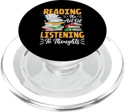 Leer el arte de escuchar pensamientos PopSockets PopGrip para MagSafe