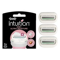 Wilkinson Sword Intuition Ultra Moisture - Lames de rasoir pour Femme - Pack de 3