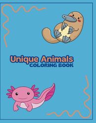 Unique Animals Coloring Book