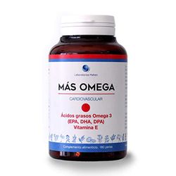 Laboratorios Mahen - Complemento alimenticio a base de ácidos grasos Omega 3 - 180 perlas