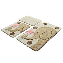 Setmat Set (3 pezzi) elefante marrone chiaro
