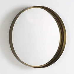 ESPEJO 61X5X61 CRISTAL/METAL DORADO
