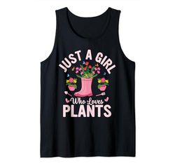 Diseño de plantas divertido para mujeres, niñas, amantes de Camiseta sin Mangas