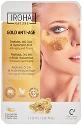 Iroha Nature Extra Firmness Foil Sheet Eye Patches - 24K gold, Divine, 1 use