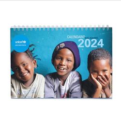 UNICEF - Kalender 2024, wandkalender, glimlach