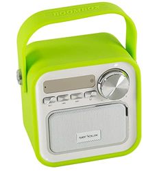 Serioux Joy - Altavoz portátil (Bluetooth, Radio FM, emisor), Color Verde