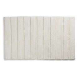 kela Tapis de Bain Megan, 80 cm x 50 cm, 100% Coton, offwhite, antidérapant, Lavable à 30° C, Convient pour Le Chauffage au Sol, 23581