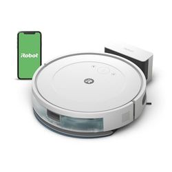 iRobot Roomba Combo Essential (Y011240) Robotstofzuiger met Dweilfunctie - Wi-Fi-verbonden - Gepersonaliseerde suggesties - Werkt met Alexa/Spraakasistent - Meerdere schoonmaakmodi