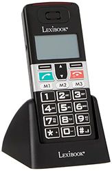 Lexibook Senior Mobile MP100 Téléphone sans fil avec Grandes touches