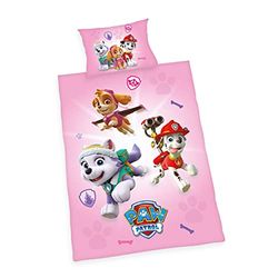 Herding PAW PATROL sängkläder för småbarn, vändmotiv, påslakan 100 x 135 cm, örngott 40 x 60 cm, bomull/renforcé