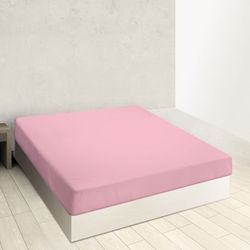 Burrito Blanco Hoeslaken A8 | bedlaken van 100% katoen | Hoeslaken 160 x 190/200 cm | Roze