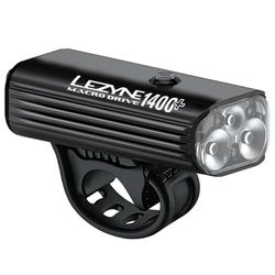 LEZYNE luce macro drive 1400+ anteriore nero satinato