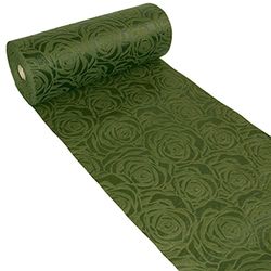 Dekolor® 56-300-5-29 Waterproof Table Runner with Lotus Effect Olive Green 300 mm Width 5 m Roll