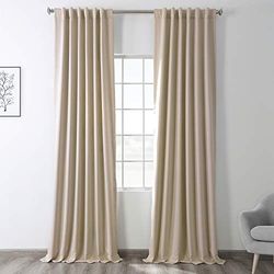 Half Price Drapes Meio de preço cortinas boch-134308 - 84 cortina opaca, ggnog, 50 x 108