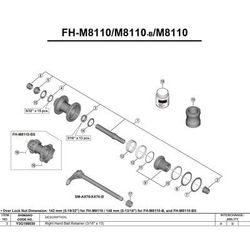 Shimano Onderdelen Unisex Y3G198030 Transmissies, Geen, One Size