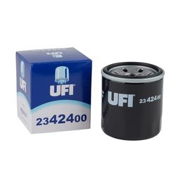 UFI Filtro de óleo 23.424.00, filtro de óleo de substituição, adequado para carros e trator, adequado para modelos Aixam, Bobcat, RCM, Renault e Renault E