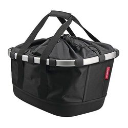 KLICK-FIX Bikebasket GT Cesta para Bicicleta, Unisex Adulto, Negro, Maße: 33 x 27 x 42 cm