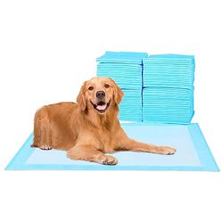 ScratchMe Lot de 20 Tapis de Dressage imperméables Super absorbants pour Chien et Chiot, Grande Taille, 60 x 90 cm, Bleu, Grand Format