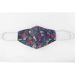 Belyo Une 0065 goedgekeurd, herbruikbaar hygiënemasker voor volwassenen, motief: wilde bloemen