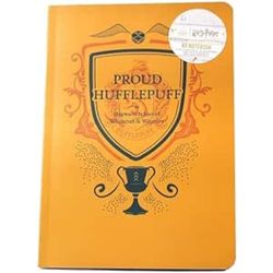 Harry Potter Cuaderno suave A5 - Proud Hufflepuff - Cuaderno de diario A5 Merch - Hufflepuff Merchandise