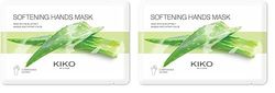 KIKO Milano Softening Hands Mask | Masques Mains et Ongles en Tissu à L’Extrait D’Aloe Vera (Lot de 2)