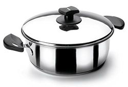 Lacor - 88026 - Cacerola Con Tapa Nova Ladycor 26 cm, 4,5 Litros, Inox.