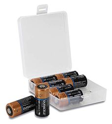 Duracell CR123A - Lote de 8 Pilas de Litio de Alta Potencia de 3 V, CR123A en Caja para Pilas